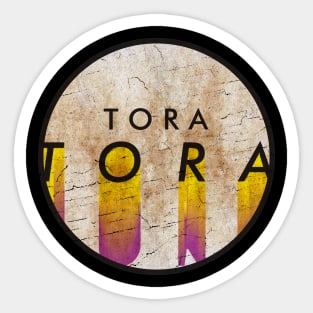 Tora Tora - VINTAGE YELLOW CIRCLE Sticker